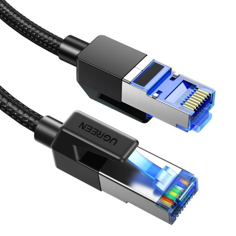 Kabel sieciowy patchcord Ethernet RJ45 Cat8 miedziany rdzeń 1.5m - czarny UGREEN Kabel sieciowy patchcord Ethernet RJ45 Cat8 miedziany rdzeń 1.5m - czarny UGREEN