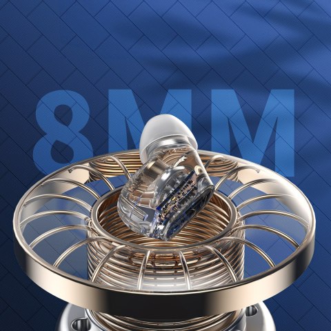 Słuchawki dokanałowe MEMS bezprzewodowe TWS Bluetooth 5.3 - różowe CHOETECH