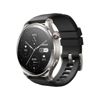 Smartwatch okrągły Venture Series z opcją odbierania połączeń + srebrna bransoleta - szary JOYROOM