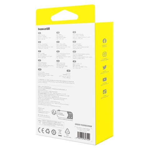 Kabel przewód Flash 2 USB-A - USB-C 100W 2m - czarny BASEUS