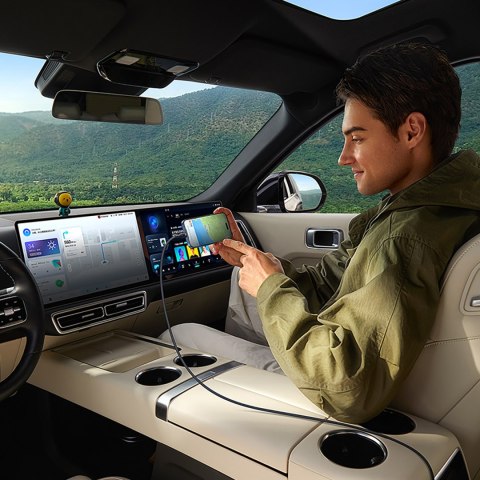 Kabel przewód Flash 2 USB-A - USB-C 100W 2m - czarny BASEUS