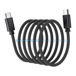 Kabel przewód USB-C 100W PD z organizerem magnetycznym 1.2m - czarny CHOETECH