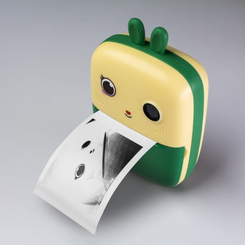 Mini drukarka termiczna z aparatem fotograficznym i kamerą HURC10Z - zielona HURTEL