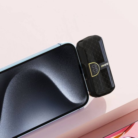 Mini powerbank 5000mAh do telefonu 2x USB-C - czarny DUDAO