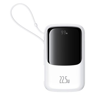 Power bank 10000mAh Qpow Pro+ 22.5W USB-C - biały BASEUS