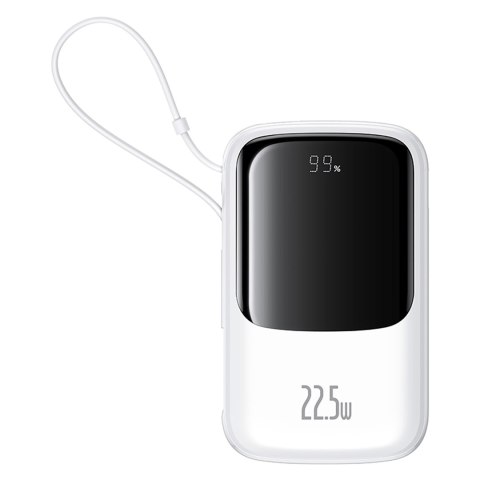 Power bank 10000mAh Qpow Pro+ 22.5W USB-C - biały BASEUS