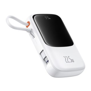 Power bank 10000mAh Qpow Pro+ 22.5W USB-C - biały BASEUS