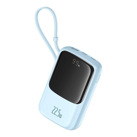 Power bank 10000mAh Qpow Pro+ 22.5W USB-C - niebieski BASEUS