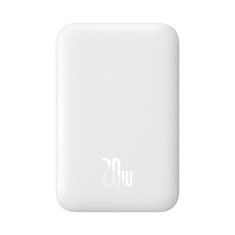 Powerbank 6000mAh Magnetic Mini Air 20W z kablem USB-C - biały BASEUS