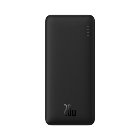 Powerbank Airpow 20W 10000mAh z kablem USB-A - USB-C 30cm - czarny BASEUS