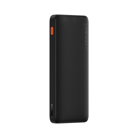 Powerbank Airpow 20W 10000mAh z kablem USB-A - USB-C 30cm - czarny BASEUS