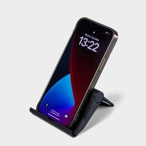 ZESTAW Podstawka pod laptopa aluminiowa 360 + podstawka do smartfona - czarna WOZINSKY