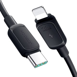 Kabel przewód Multi-Color Series A14 USB-C - iPhone Lightning 20W 1.2 m - czarny JOYROOM