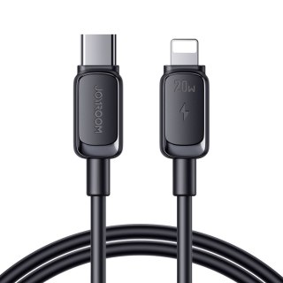 Kabel przewód Multi-Color Series A14 USB-C - iPhone Lightning 20W 1.2 m - czarny JOYROOM