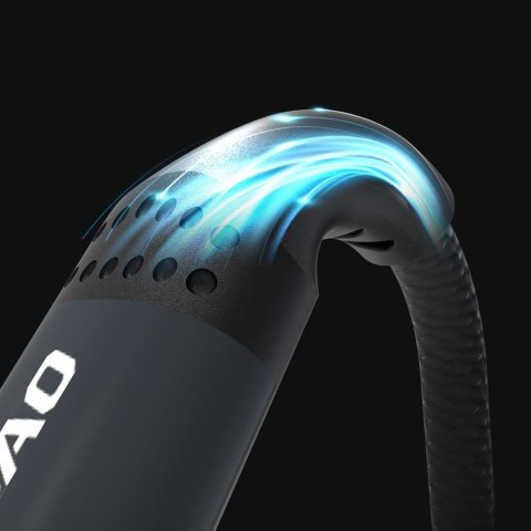 Kabel przewód z oplotem L3ST USB-A - USB-C 5A 1.2m - czarny DUDAO