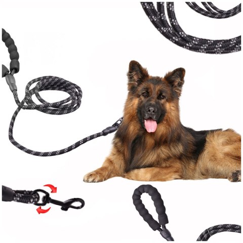 Smycz dla psa treningowa na lince wytrzymała odblaskowa 3m Kik Sp. z o. o. Sp. k.