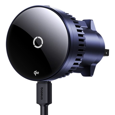 Uchwyt samochodowy MagPro na kratkę nawiewu z ładowarką indukcyjną Qi2.0 15W - czarny BASEUS