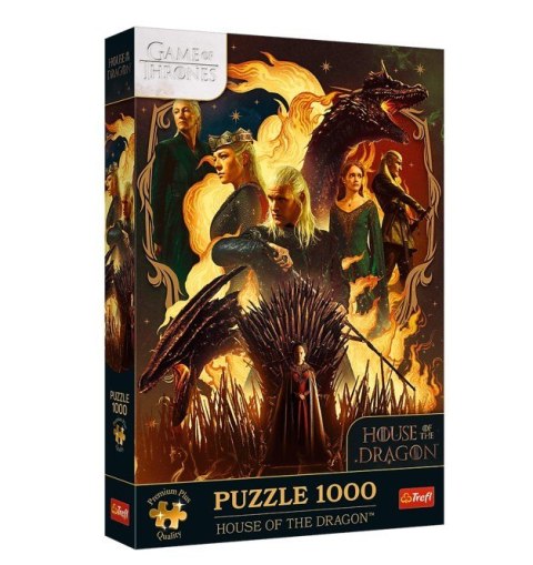 Puzzle 1000 elementów Ród Smoka Gra o tron Trefl