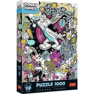 Puzzle 1000 elementów Zwariowane Melodie Looney Tunes Trefl