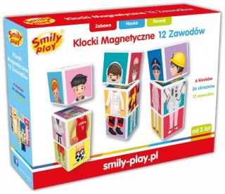 Klocki Magnetyczne Zawody Smily Play