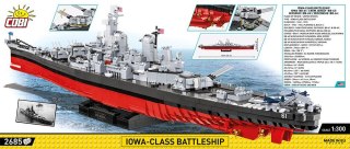 Klocki Historical Collection Iowa-Class Battleship (4w1) - Executive Edition Cobi Klocki