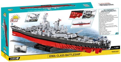 Klocki Historical Collection Iowa-Class Battleship (4w1) - Executive Edition Cobi Klocki