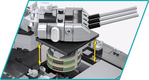 Klocki Historical Collection Iowa-Class Battleship (4w1) - Executive Edition Cobi Klocki