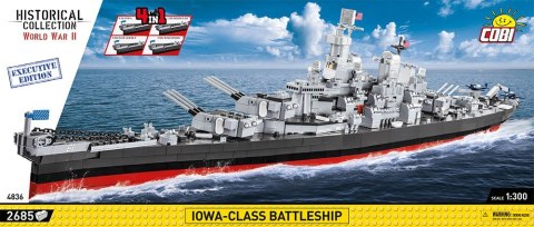 Klocki Historical Collection Iowa-Class Battleship (4w1) - Executive Edition Cobi Klocki