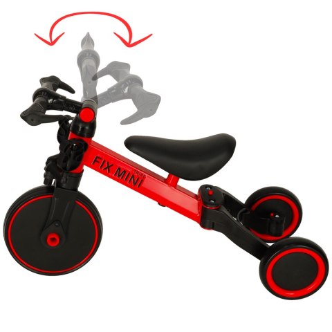 Rowerek biegowy Trike Fix Mini rower wielofunkcyjny 3w1 czerwony Kik Sp. z o. o. Sp. k.