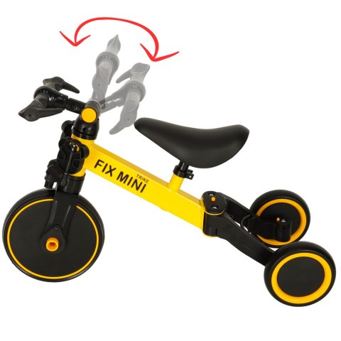 Rowerek biegowy Trike Fix Mini rower wielofunkcyjny 3w1 żółty Kik Sp. z o. o. Sp. k.