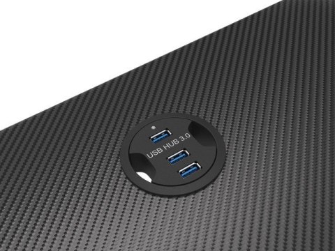 Biurko dla gracza gamingowe Genesis Holm 200 podświetlenie RGB Natec