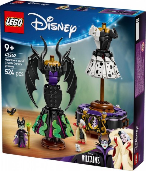 Klocki Disney 43262 Suknie Diaboliny i Cruelli De Mon LEGO