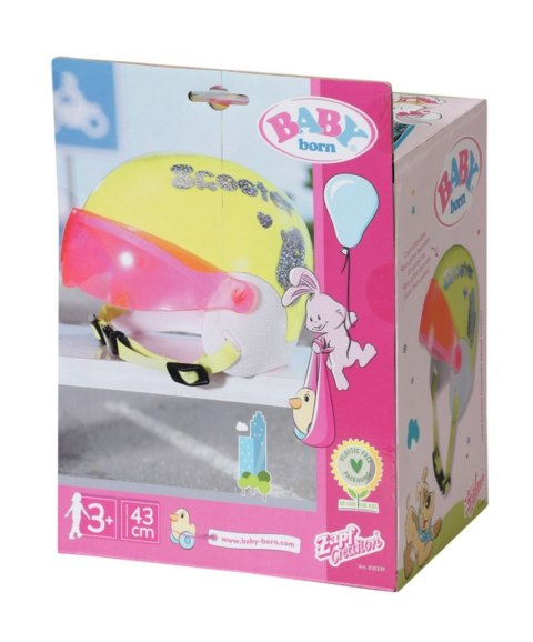 Kask do jazdy skuterem dla lalki Baby Born 43 cm Zapf