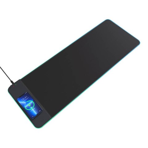 Podkładka pod mysz z funkcją ładowania bezprzewodowego Choetech T543-F-ACBK 15W (czarna) Choetech
