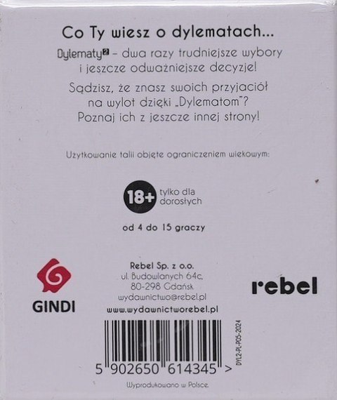 Gra Dylematy 2 Rebel