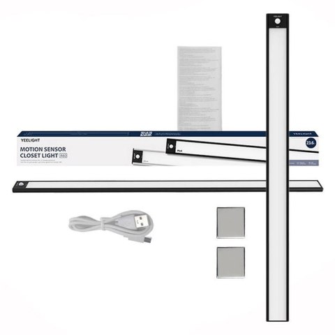 Lampka do szafy z czujnikiem ruchu Yeelight Closet Light 60cm (Czarna) 4000K Yeelight