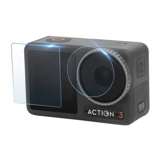 Szkło hartowane Sunnylife na obiektyw i ekran do DJI OSMO Action 3 Sunnylife