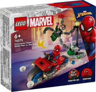 Klocki Super Heroes 76275 Pościg na motocyklu: Spider-Man vs. Doc Ock LEGO