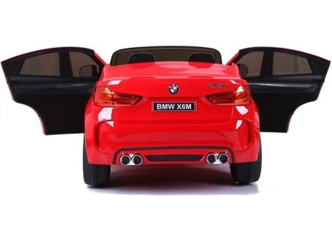 Auto na Akumulator NOWE BMW X6M Czerwone LEAN CARS