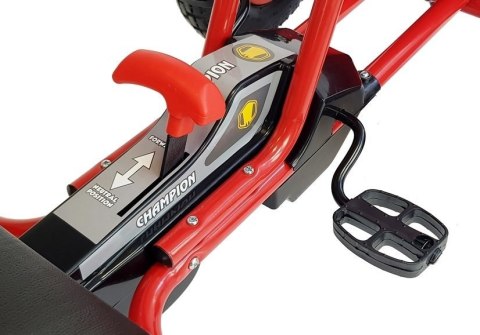 Gokart na Pedały A-18 Czerwony LEAN CARS