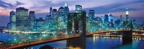 1000 elementów Panorama High Quality New York Brooklyn bridge Clementoni
