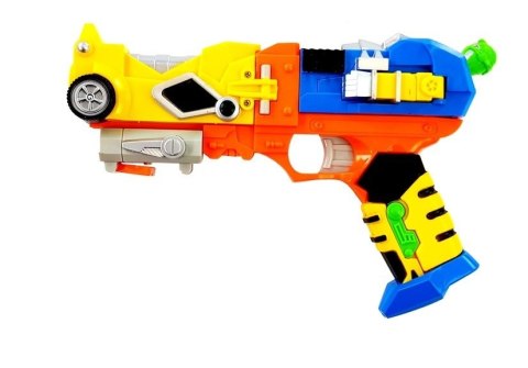Pistolet na Strzałki Piankowe Robot 2w1 Maska 6 Strzałek LEAN Toys
