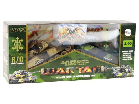 Zestaw Czołgi Walczące Zdalnie Sterowane Czołg War Tank RC Bitwa Podczerwień LEAN Toys Zestaw Czołgi Walczące Zdalnie Sterowane Czołg War Tank RC Bitwa Podczerwień LEAN Toys