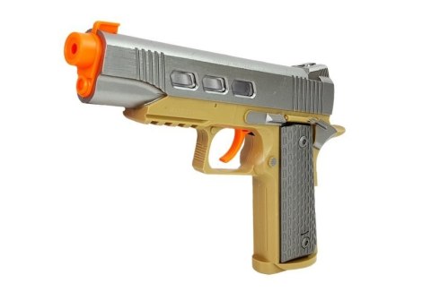 Zestaw Wojskowy Broń Dwa Pistolety Słuchawki Gwizdek LEAN Toys