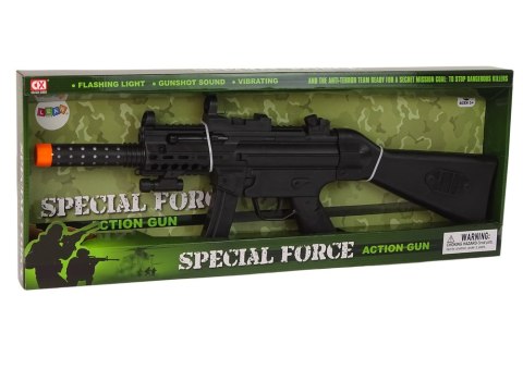 Duży Realistyczny Karabin Snajperski Pistolet Broń z Dźwiękiem LEAN Toys Duży Realistyczny Karabin Snajperski Pistolet Broń z Dźwiękiem LEAN Toys
