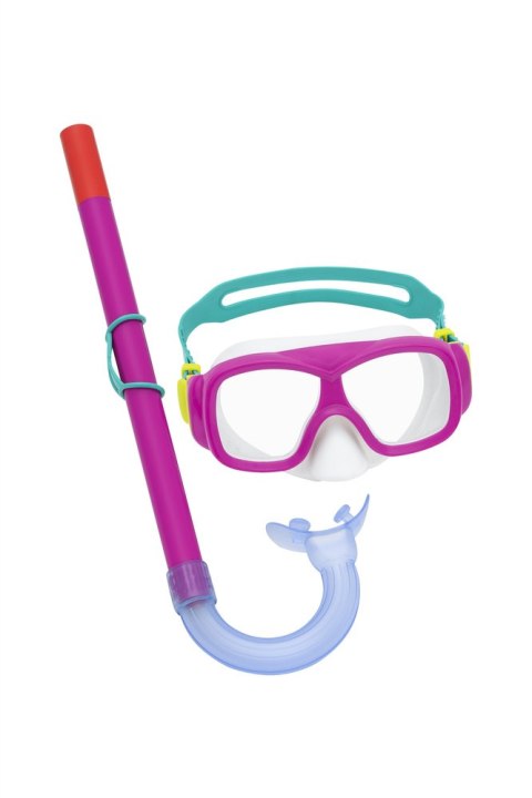 Zestaw Do Nurkowania Maska, Rurka, Płetwy Różowy Bestway 25019 Bestway