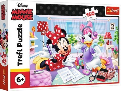 Puzzle 160 elementów - Disney Minnie, Dzień z przyjaciółmi Trefl