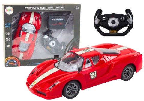 Auto Sportowe Zdalnie Sterowane Na Pilota 1:16 R/C Niebieskie LEAN Toys