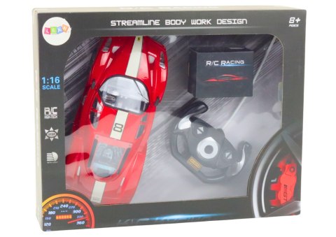 Auto Sportowe Zdalnie Sterowane Na Pilota 1:16 R/C Niebieskie LEAN Toys