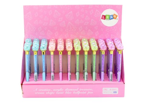 Długopis Z Diamentową Kulą Diamenciki Niebieski Wkład 0.7mm Mix LEAN TOYS Długopis Z Diamentową Kulą Diamenciki Niebieski Wkład 0.7mm Mix LEAN TOYS